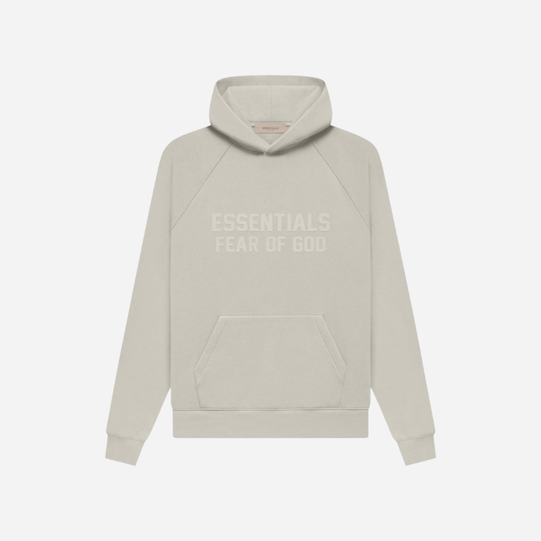 Fear of god grey hoodie hotsell