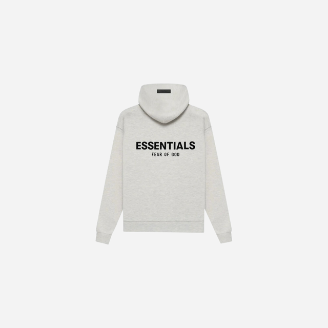 Essential oatmeal hoodie sale