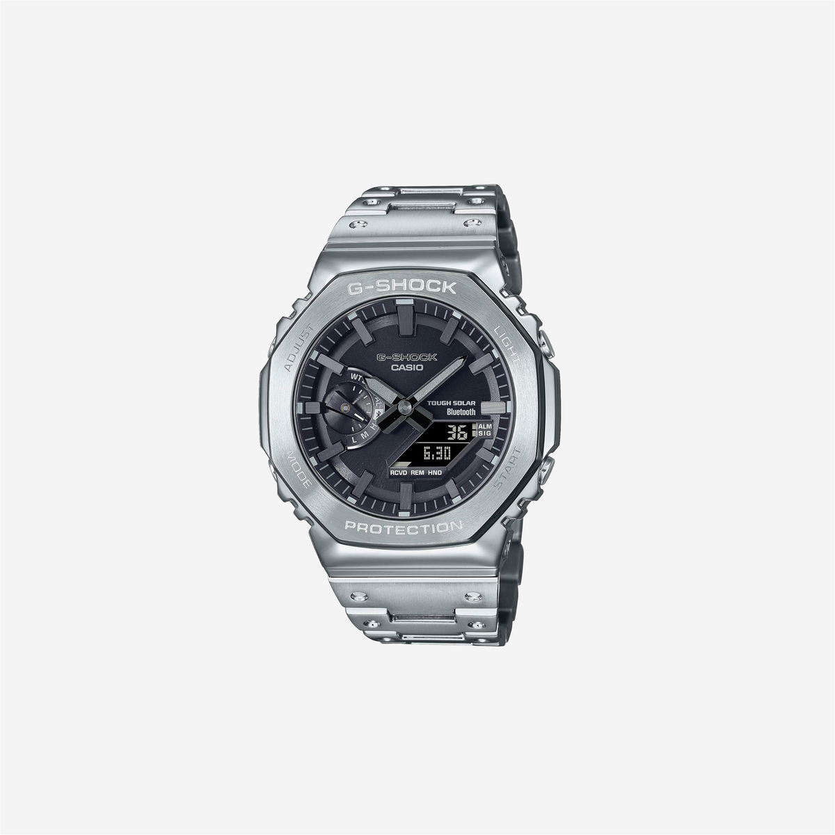 Casio G-Shock GM-B2100D-1AJF Full Metal with Smartphone Link Japan 2022 Silver Watch