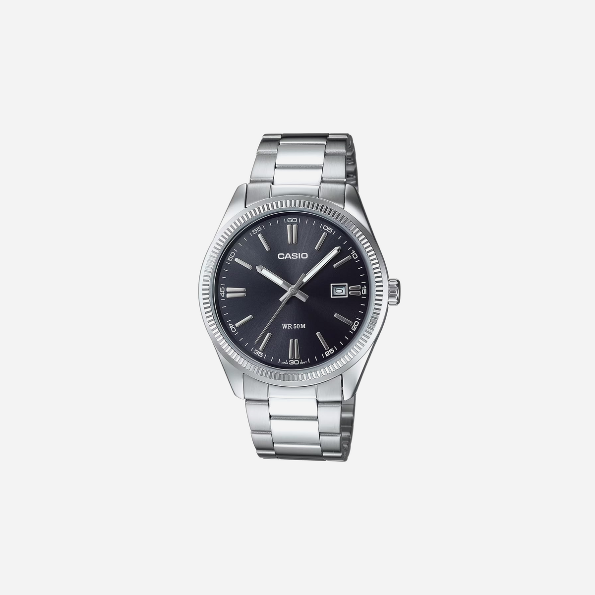 Casio Analog Black Enticer MTP 1302PD 1A1VEF
