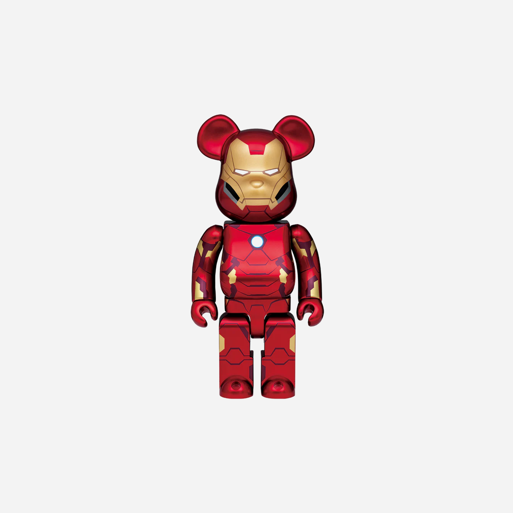 Bearbrick X Happy Marvel Ichibankuji 2021 Iron Man 100% Series