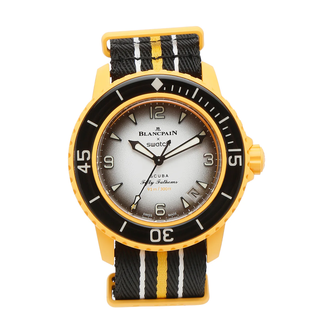 SWATCH X BLANCPAIN BIOCERAMIC SCUBA FIFTY FATHOMS PACIFIC OCEAN