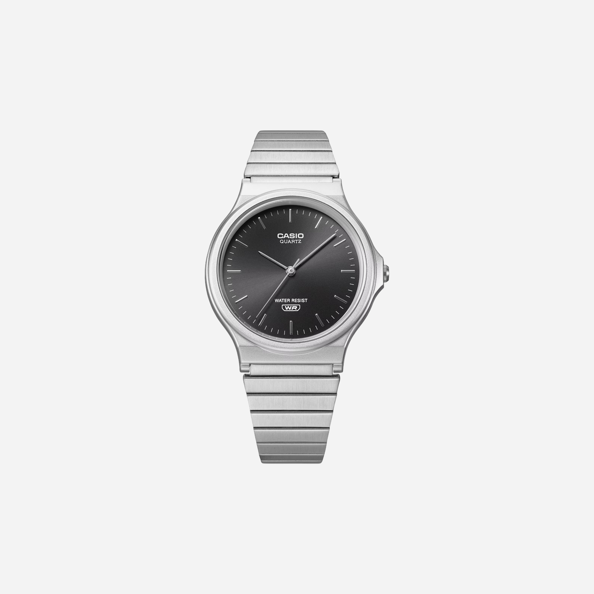 Casio MQ-24DA-1A Black Dial Stainless Steel Watch - Image 1