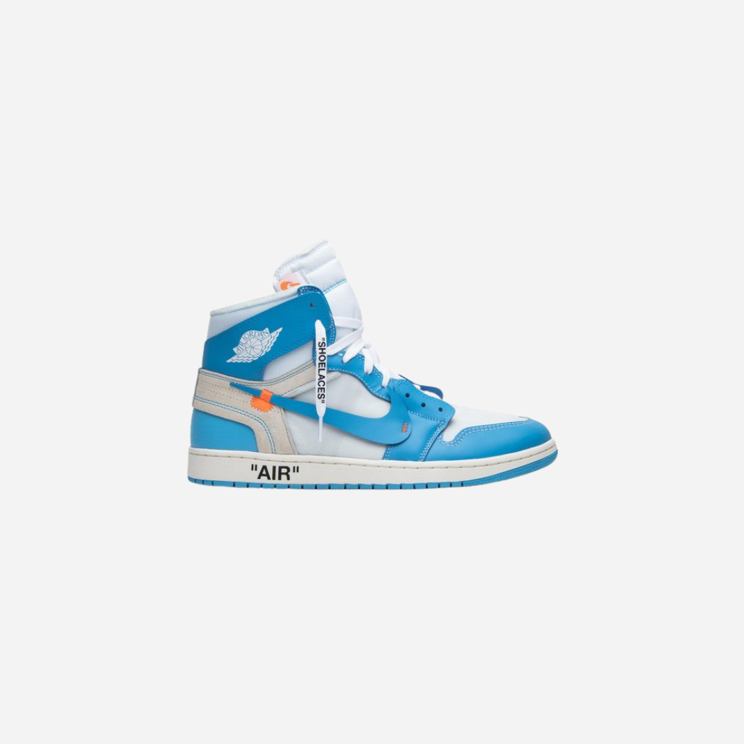 Jordans off white blue hot sale