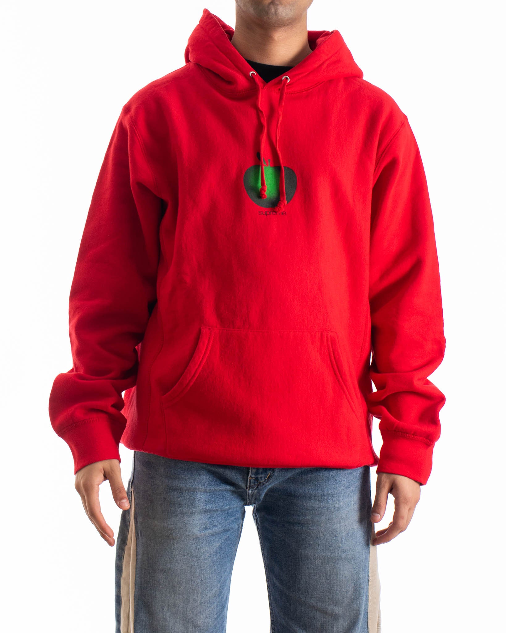 Apple hoodie supreme sale