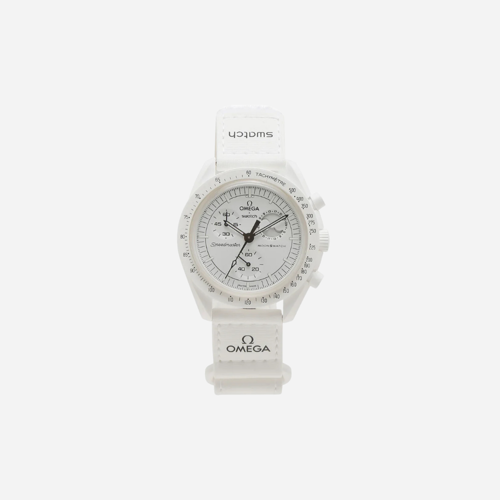 SWATCH X OMEGA BIOCERAMIC MOONSWATCH MISSION TO MOONPHASE SNOOPY 