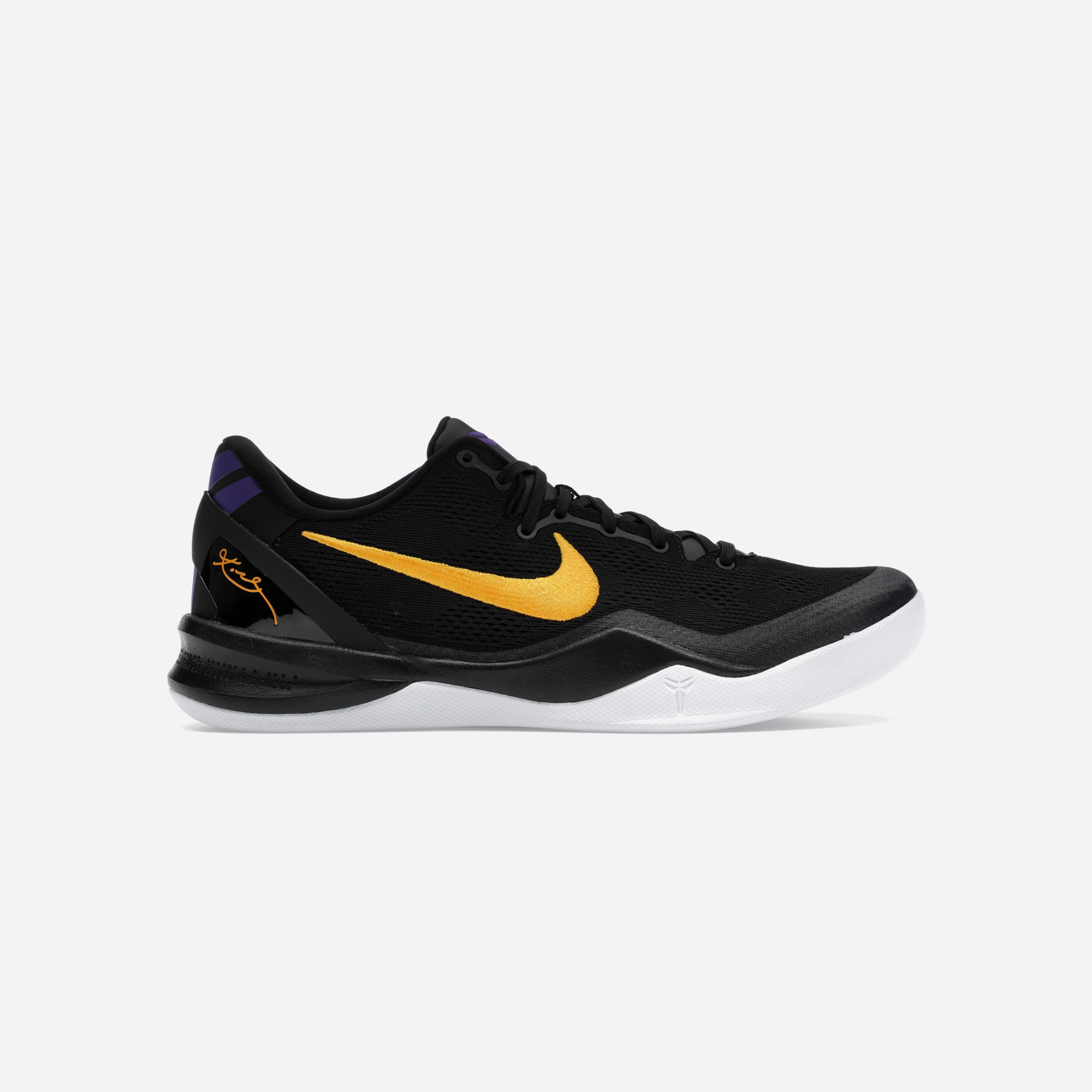 バスケットシューズ バッシュ  コービー　8　  ナイキ Nike Kobe 8  GS Lakers Away GS Bla Nike Kobe 8 Protro Lakers Away – The Mainstreet Marketplace