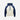 Ami Paris Ami De Coeur Heart Logo Hoodie Cream/Blue