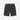 Vowels Overdyed Painter Short - Black