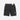 Vowels Overdyed Painter Short - Black