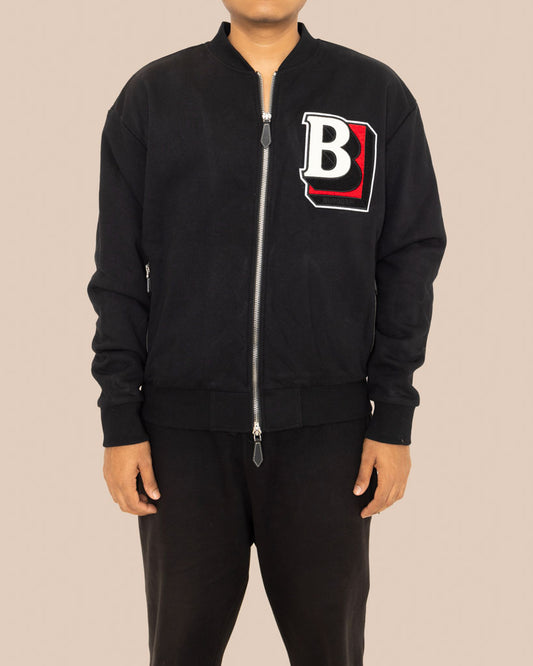 Burberry Letter Graphic Bomber Jacket