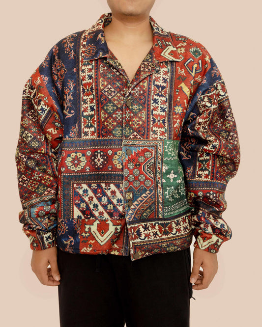 PROFOUND PATCHWORK TAPESTRY JACKET