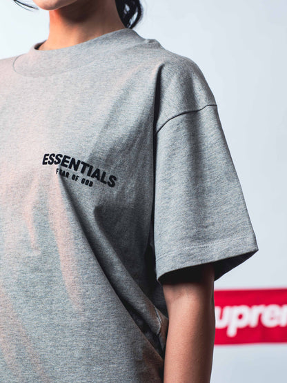 FEAR OF GOD ESSENTIALS TEE OATMEAL