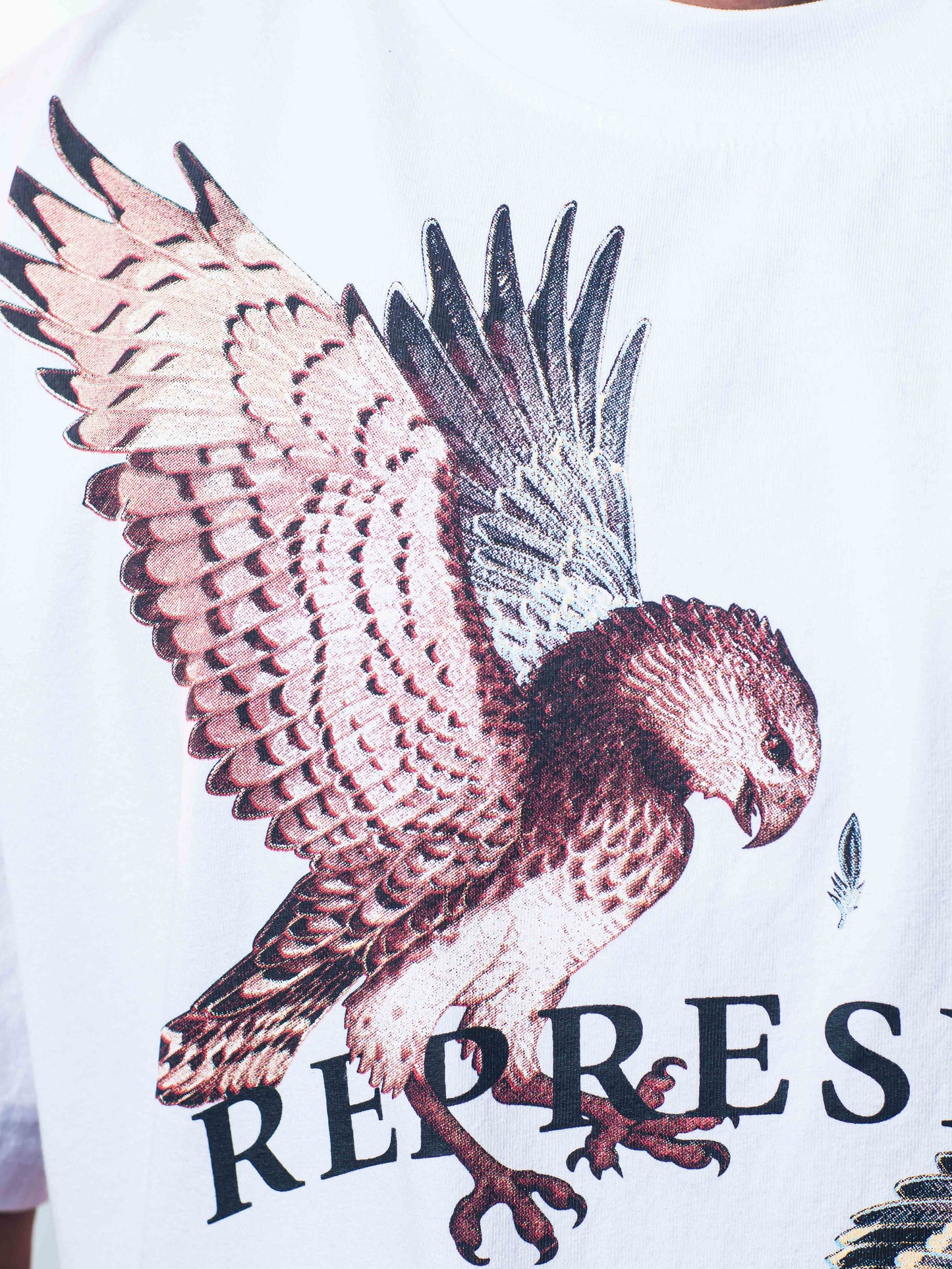 REPRESENT BIRDS OF PREY T-SHIRT 'WHITE'