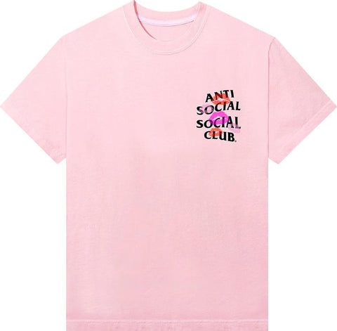 Anti Social Social Club Kisses Tee Pink