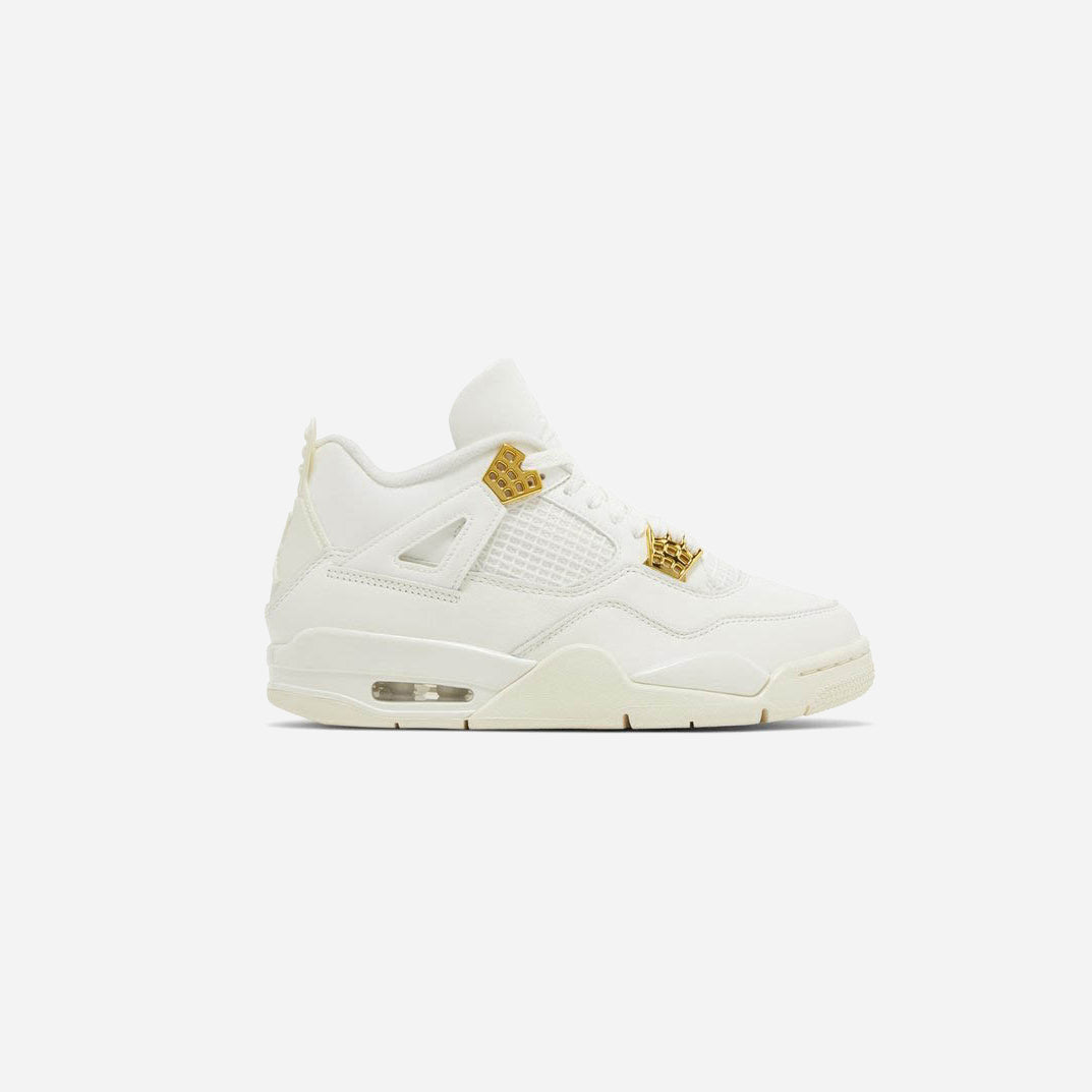 JORDAN 4 RETRO METALLIC GOLD (WOMEN'S)