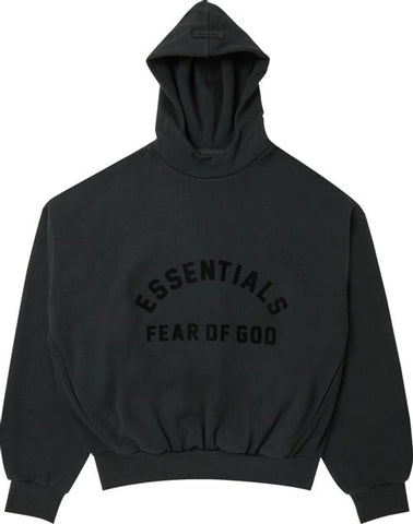 Fear Of God Essentials Hoodie Jet Black