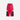Nahmias Baggy Fit Color-Blocked Warm Up Track Pant - Red Nylon