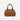 Diesel 1DR Dome Suede And Grainy Pu Small Bowling Bag - Brown