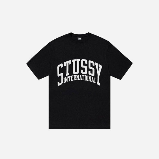 STUSSY INTERNATIONAL TEE PIGMENT DYED 'BLACK'