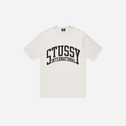 STUSSY INTERNATIONAL TEE PIGMENT DYED 'NATURAL'