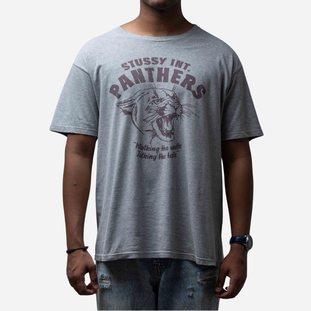 Stussy Panthers Tee Grey