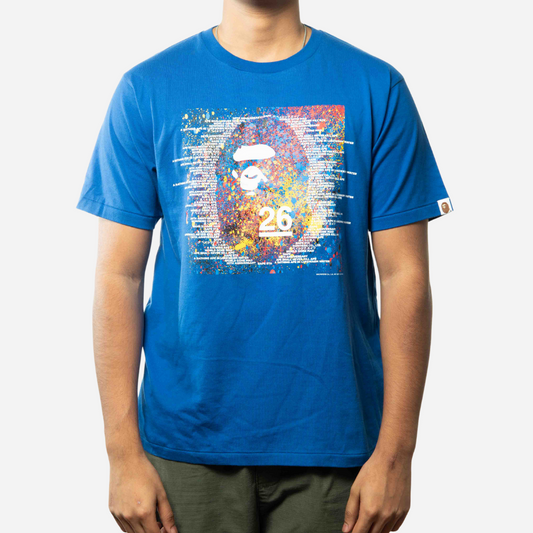 Bape Nowhere 26Th Anniversary Tee Blue