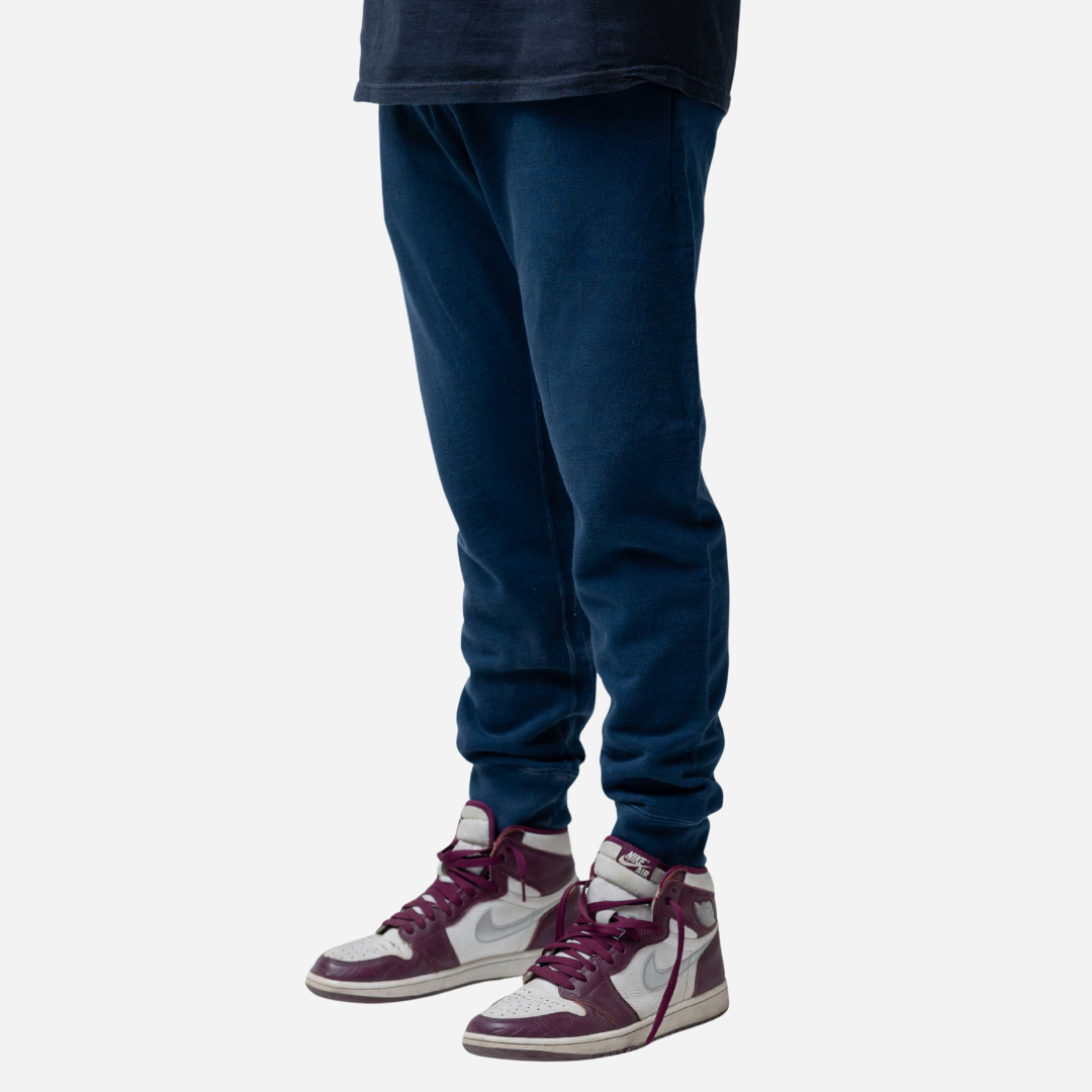 Bape Back Print Navy Sweatpants