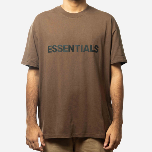 Fear Of God Essentials X Ssense Boxy T-Shirt Applique Logo Rain Drum