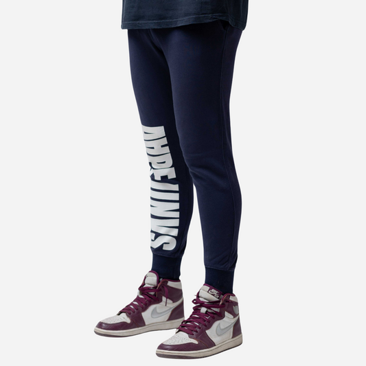 Aape By Bape Sweatpants Navy Blue