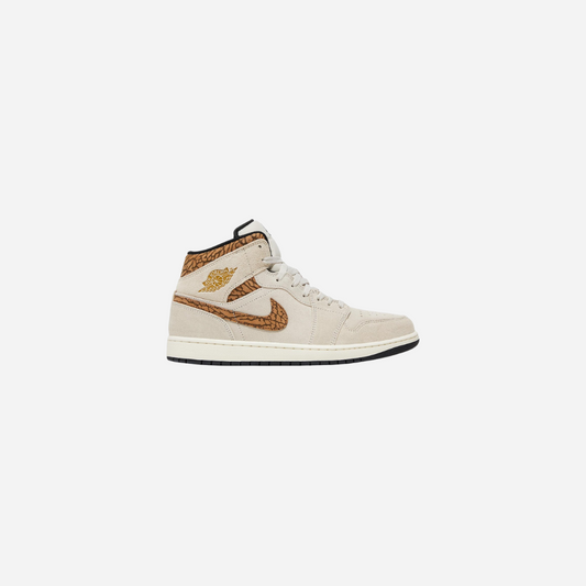 JORDAN 1 MID SE BROWN ELEPHANT