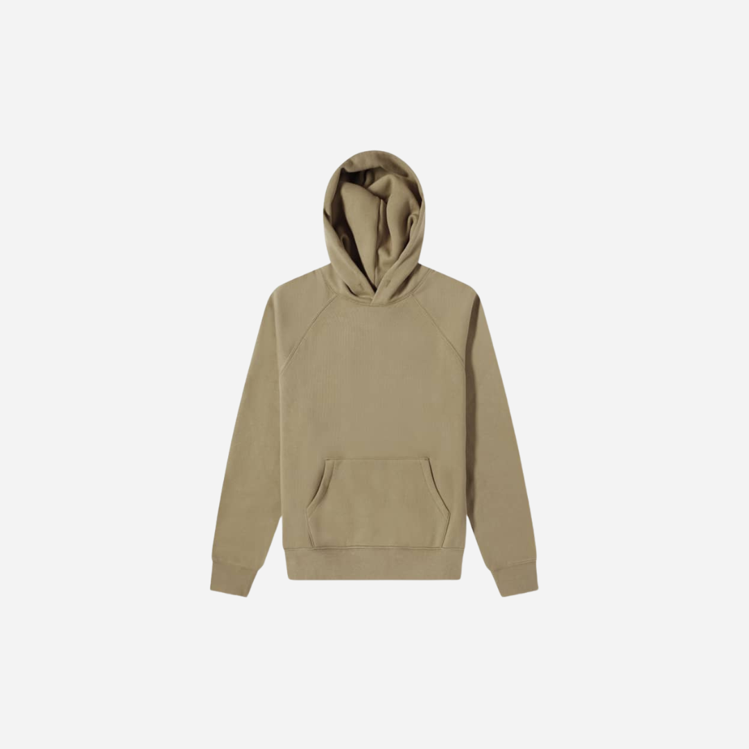 FEAR OF GOD ESSENTIALS SUMMER BACK LOGO POPOVER HOODIE PISTACHIO