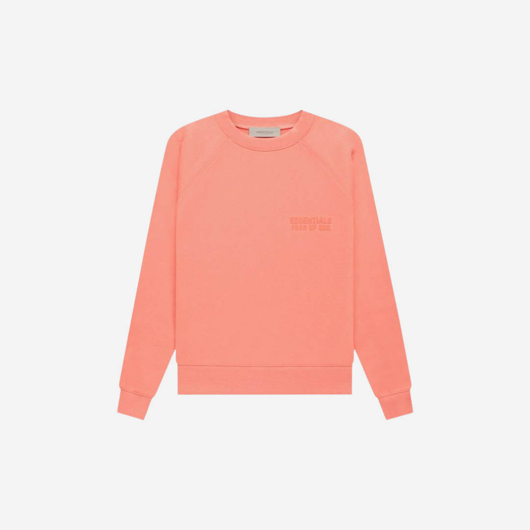 FEAR OF GOD ESSENTIALS CREWNECK CORAL