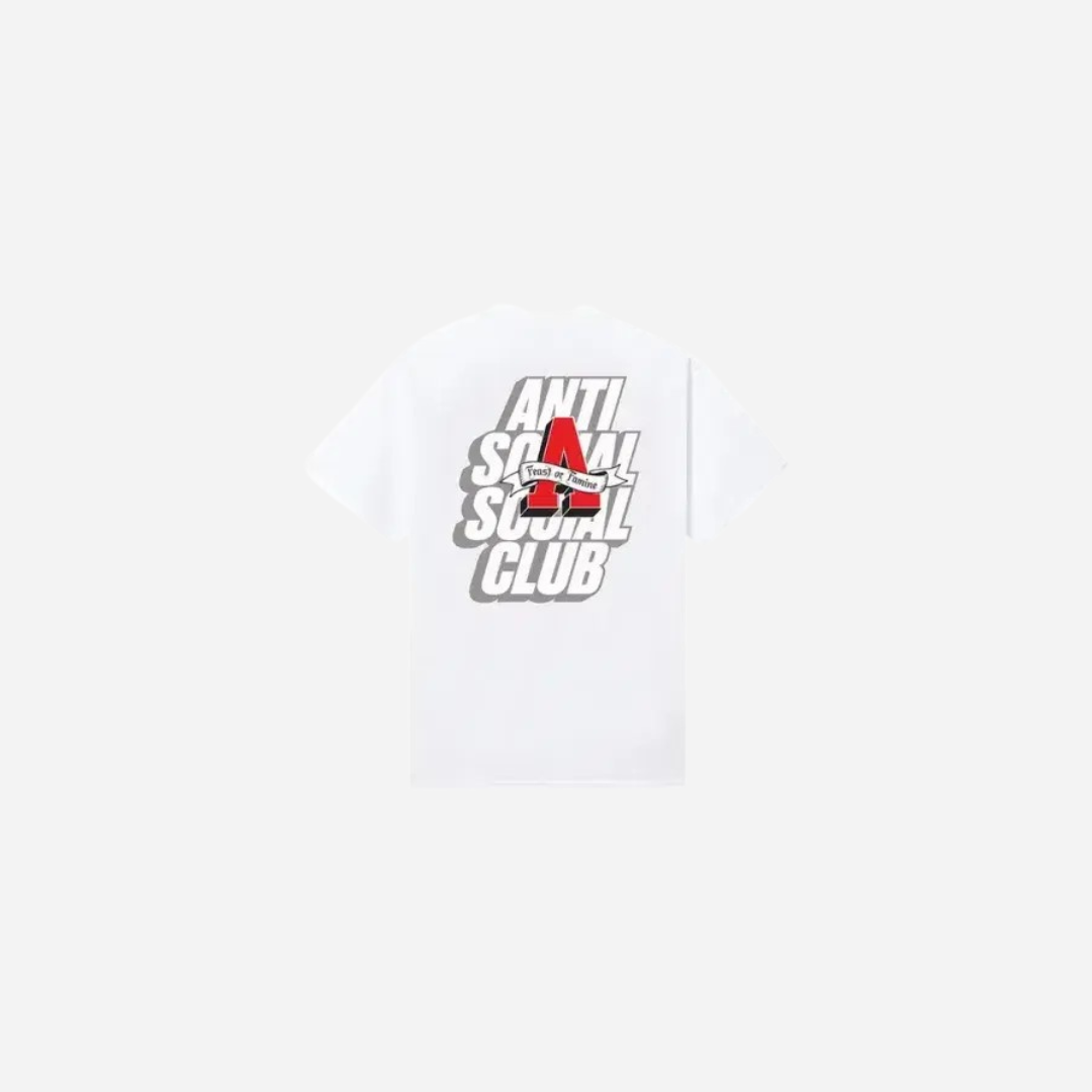 ANTI SOCIAL SOCIAL CLUB X 2 TONE EASY A TEE 'WHITE'