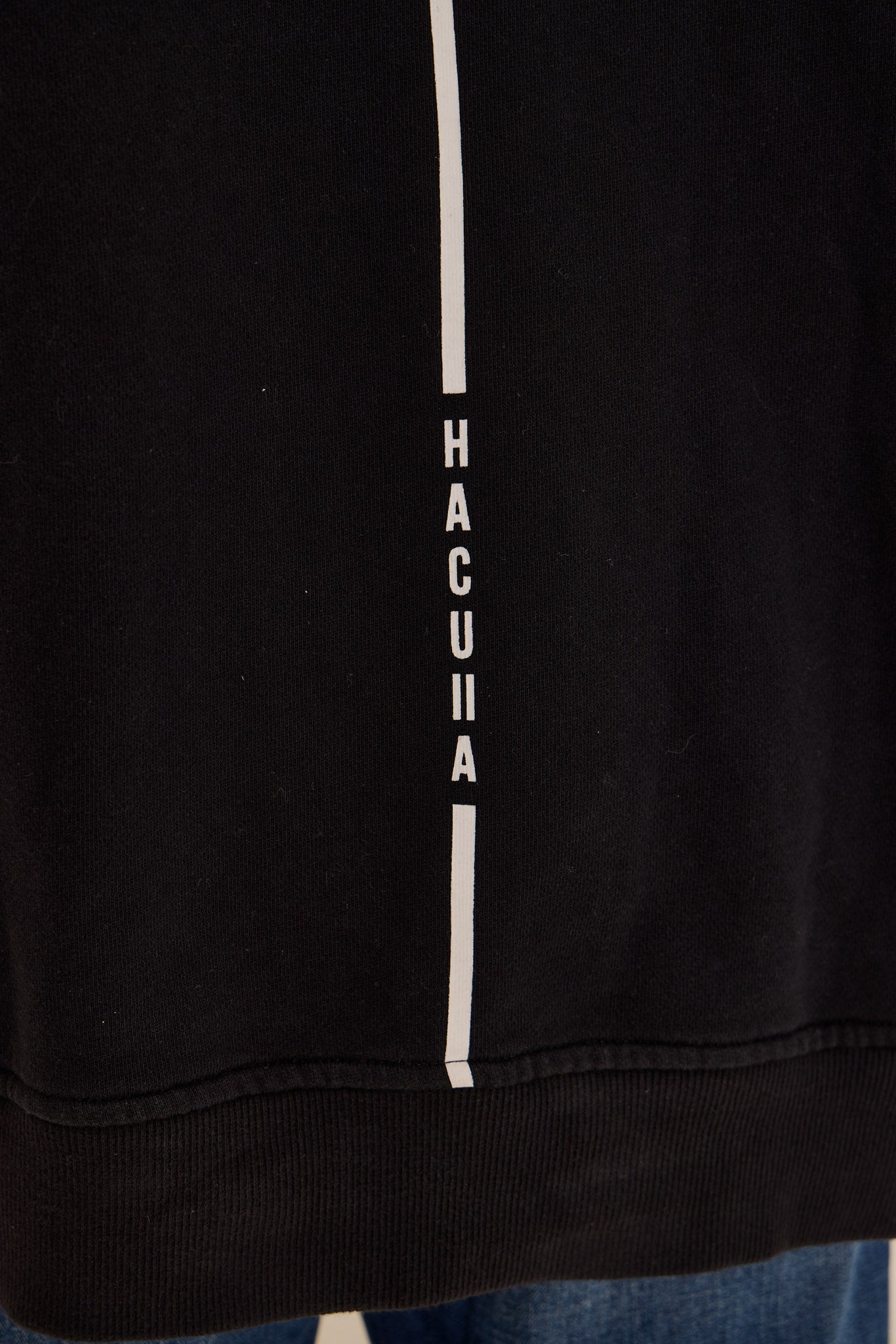 Haculla Graphic Print Sweatshirt Black