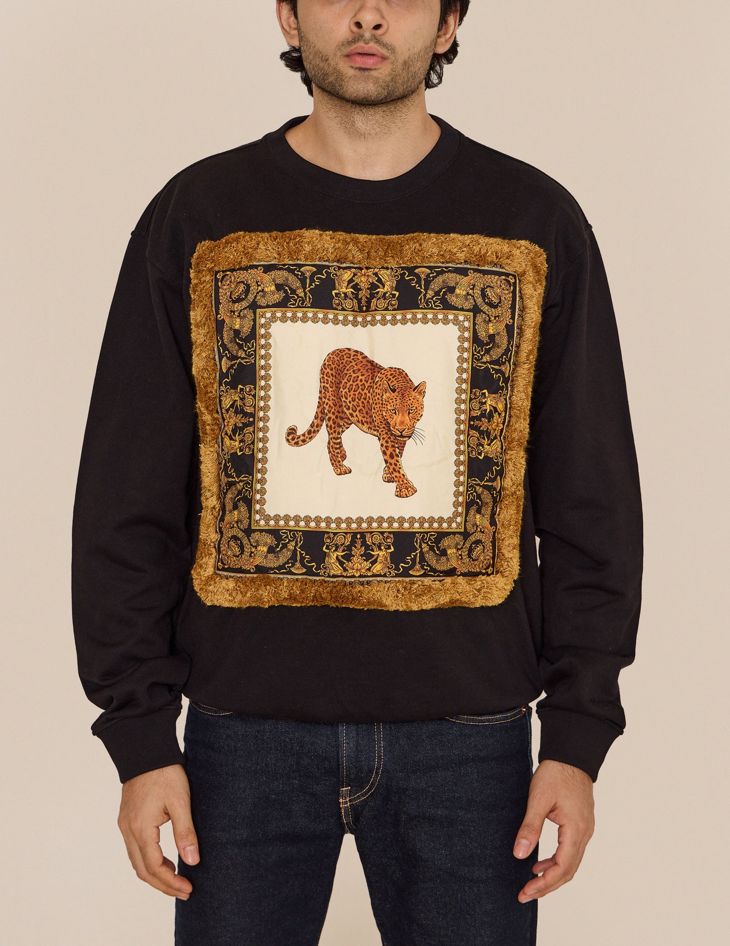 Versace Leapord Print Sweatshirt