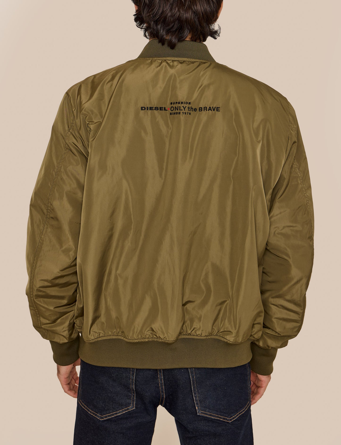 Diesel Braves Khakhi Bomber Jacket