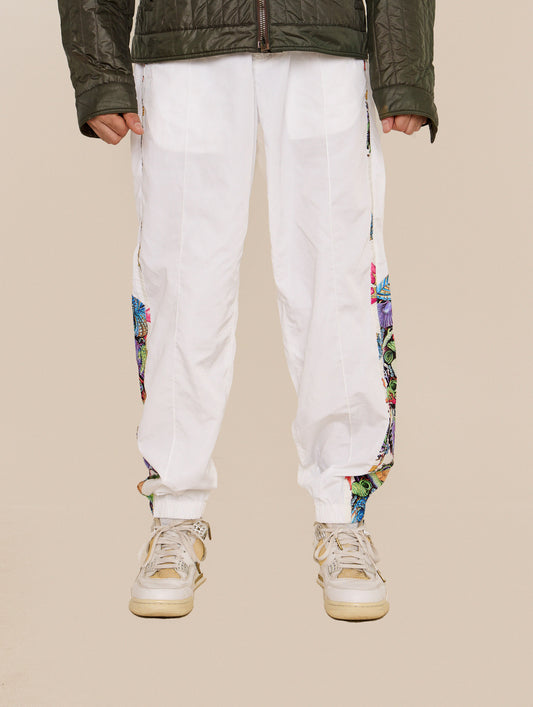 VERSACE WHITE TR?SOR DE LA MER LOUNGE TROUSERS