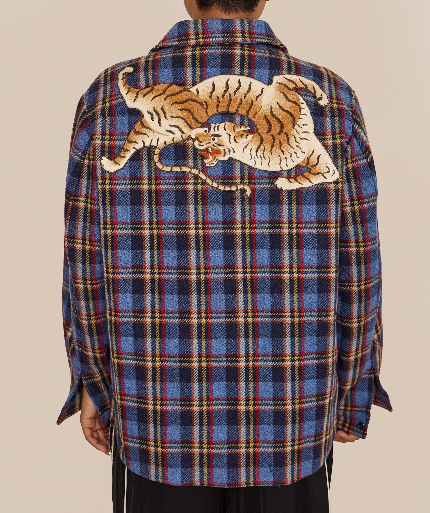 GUCCI OVERSHIRT PLAID JACKET