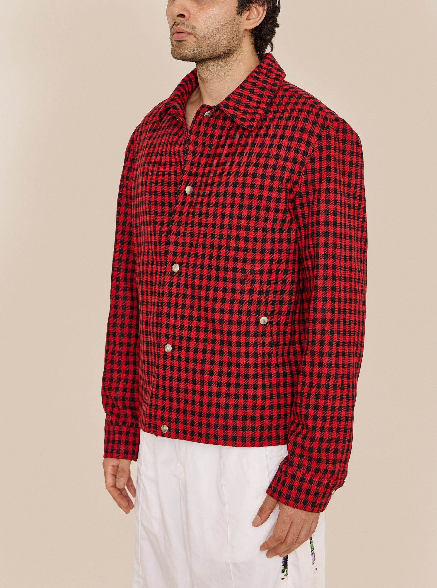 Ami Red & Black Checked Flannel