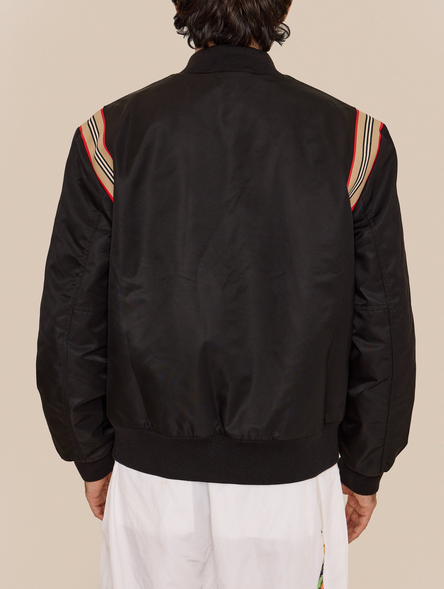 Burberry Shoulder Stripe Bomber Jacket