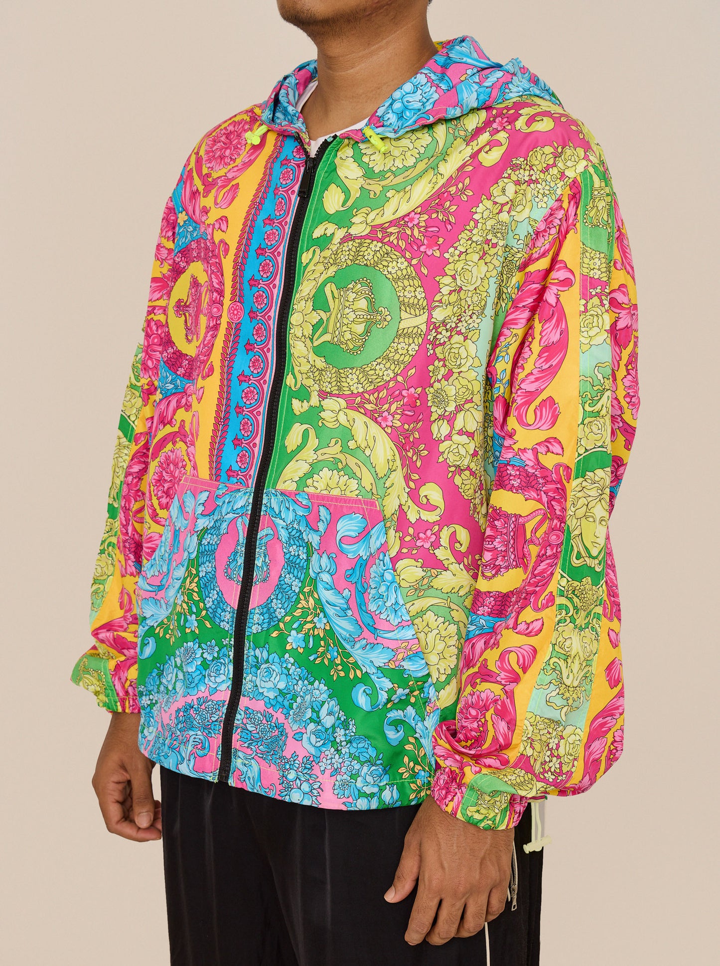 Versace Medusa And Crown Print Jacket