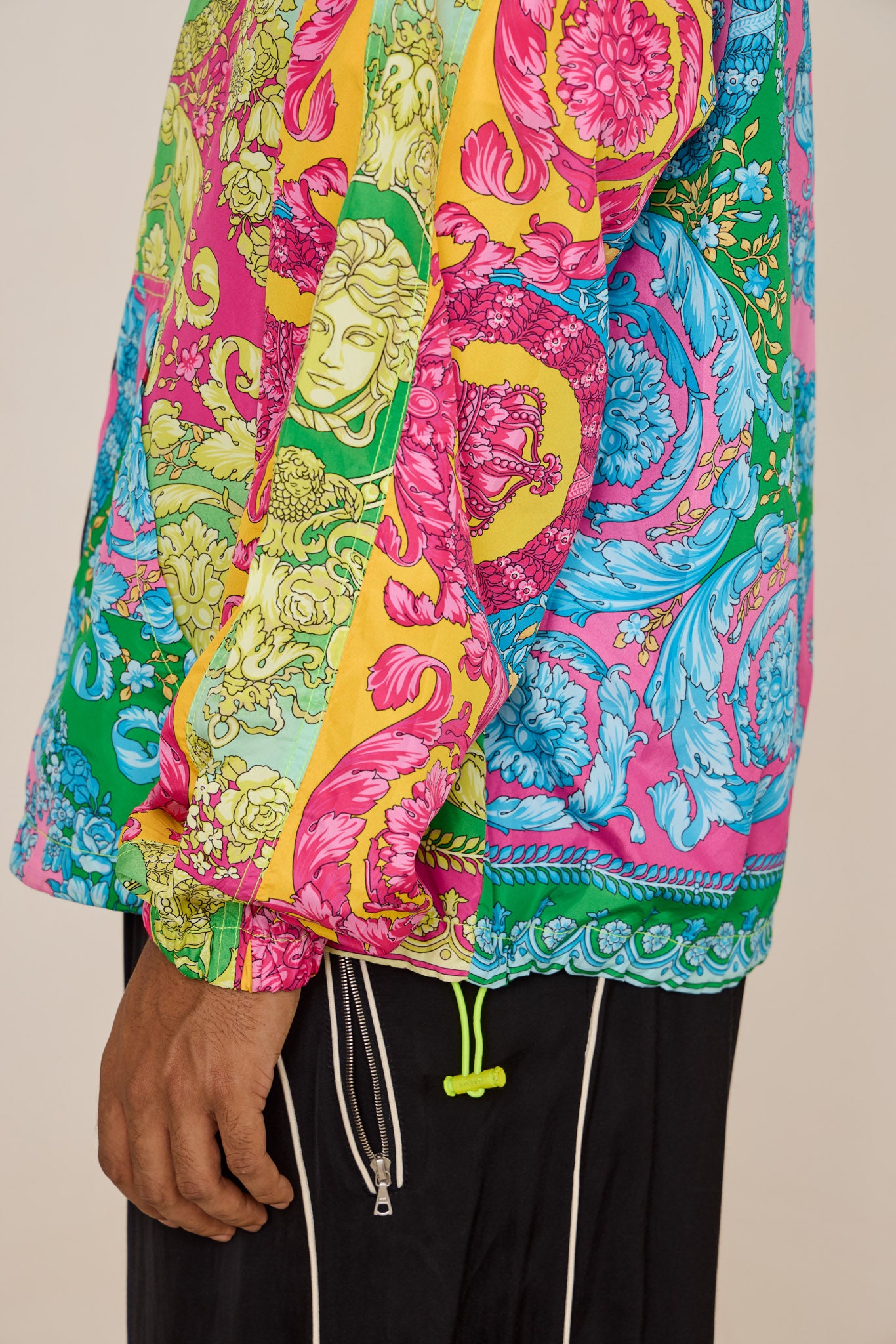 Versace Medusa And Crown Print Jacket