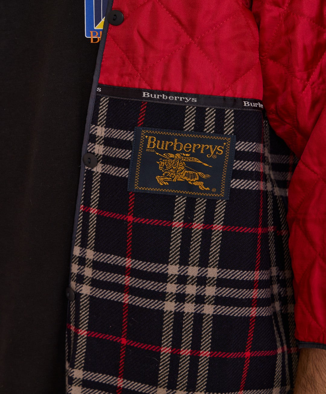 Burberry Plaid Jacket Red Checks