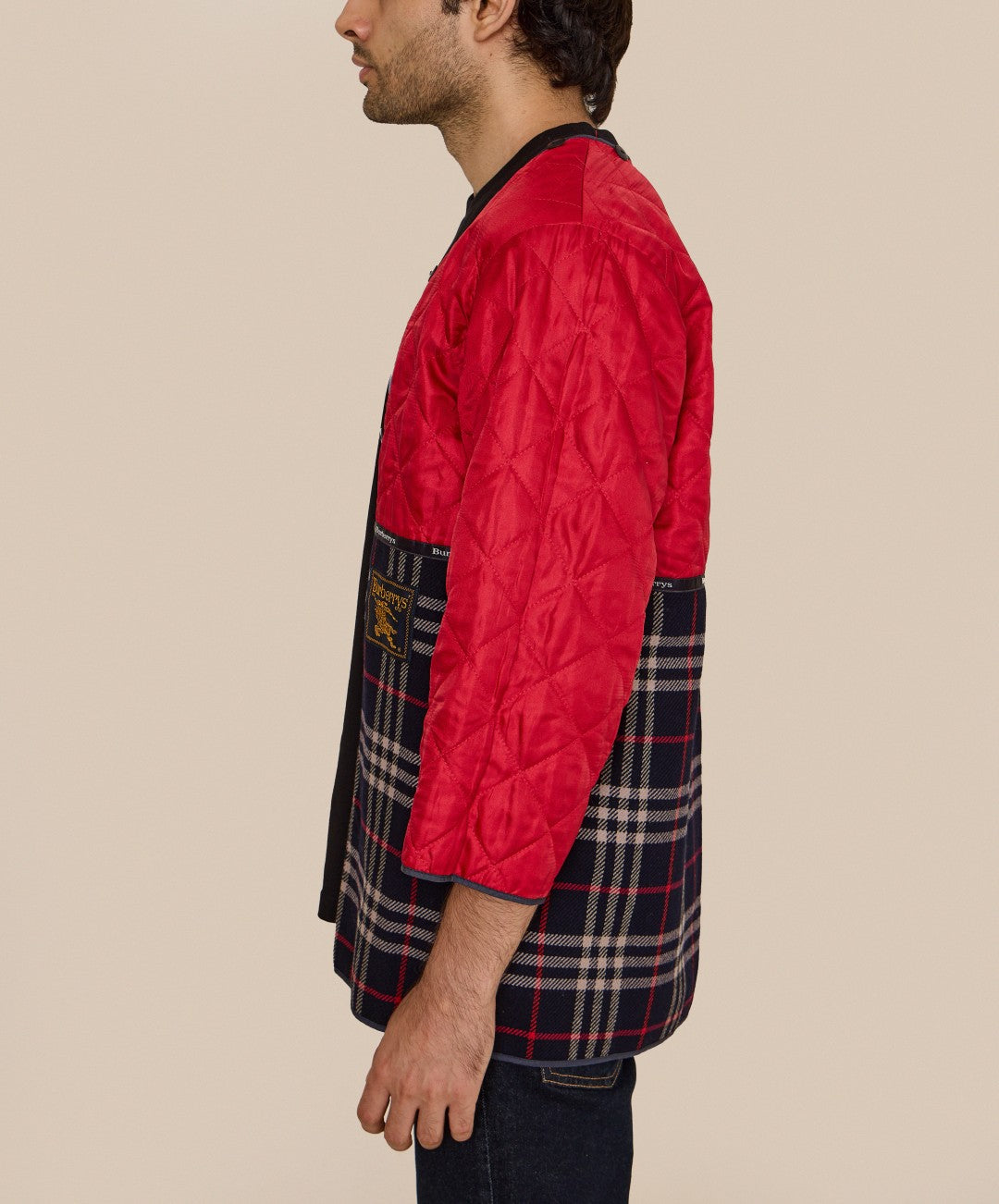 Burberry Plaid Jacket Red Checks