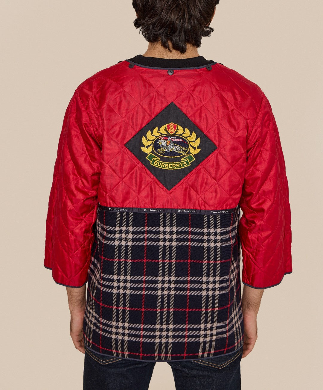 Burberry Plaid Jacket Red Checks