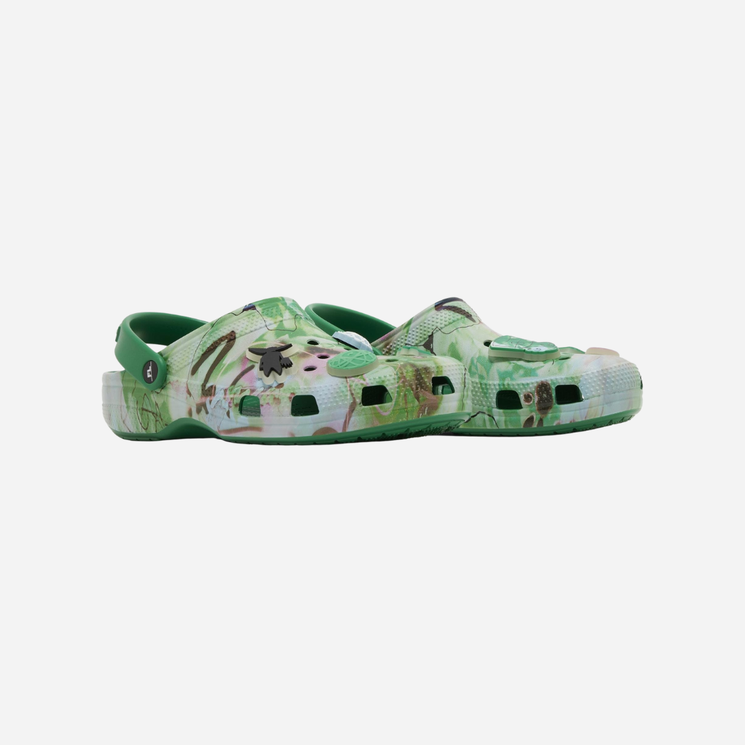 CROCS CLASSIC CLOG FUTURA LABORATORIES GREEN IVY