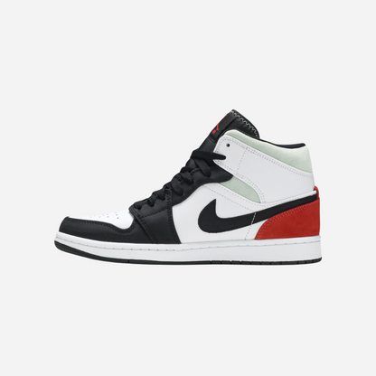 JORDAN 1 MID SE RED BLACK TOE