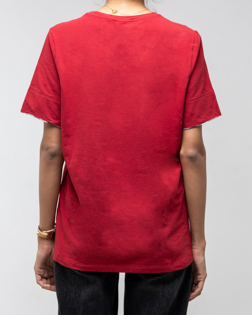 Burberry Red Classic T-shirt