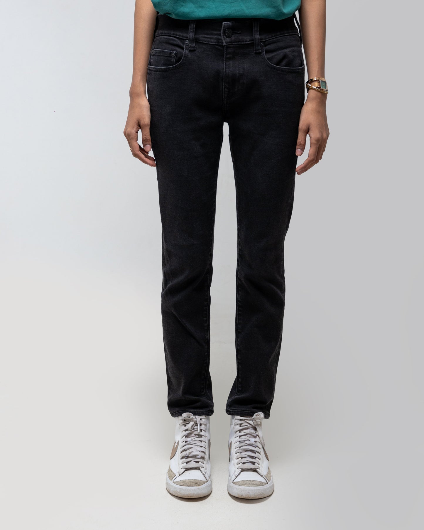 True Religion Rocco Skinny Washed Black Jeans